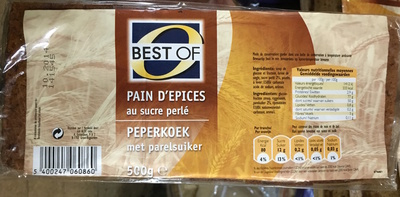 Pain d'épices au sucre perlé