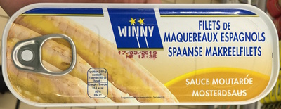 Filets de Maquereaux Espagnols (Sauce Moutarde)