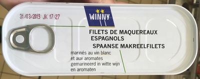 Filets de maquereaux espagnols marinés au vin blanc et aux aromates