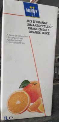 Jus d'orange à base de concentré
