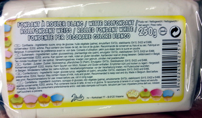 Fondant à rouler blanc