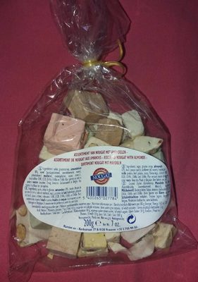 Assortiment de nougat aux amandes