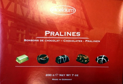 Pralines front packaging