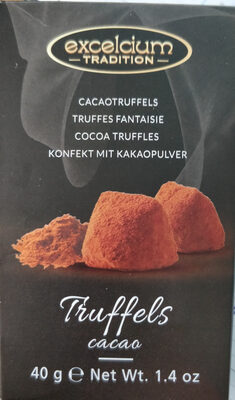 Truffels cacao front packaging