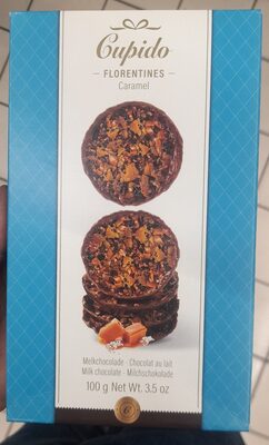 CUPIDO FLORENTINES CARAMEL front packaging