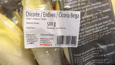 Endives front packaging