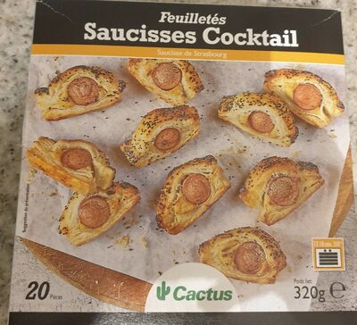Feuillete saucisses coktail
