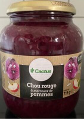 Chou Rouge et morceaux de pommes