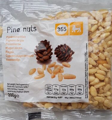 Pignons de pin front packaging