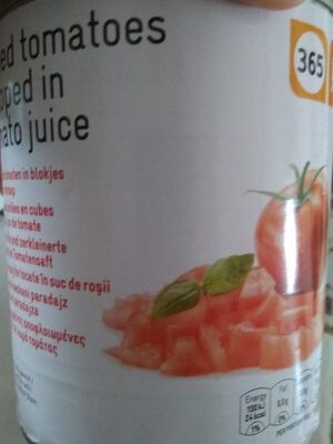 Peeled tomatoes 365 Delhaize