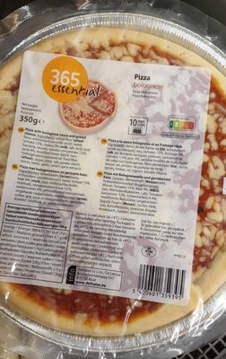Pizza bolognese front packaging
