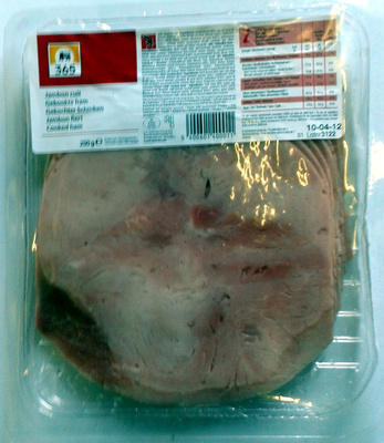 Jambon cuit front packaging
