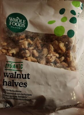 Cerneaux de noix biologiques front packaging