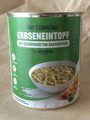 Erbseneintopf mit geräuchertem Bauchspeck