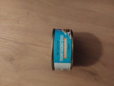 Thunfischstücke in Sonnenblumenöl