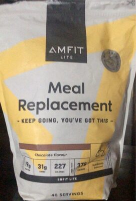 Meal replacement front packaging