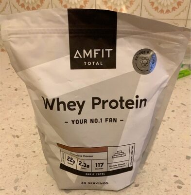 Whey protein front packaging
