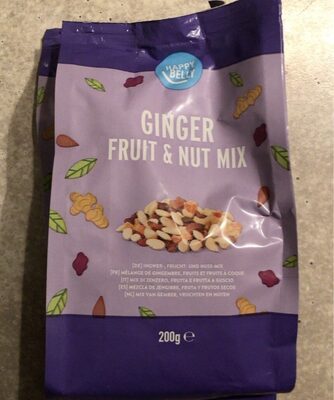 Ginger Fruit & Nut mix front packaging