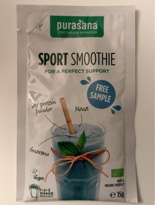 Sport smoothie front packaging