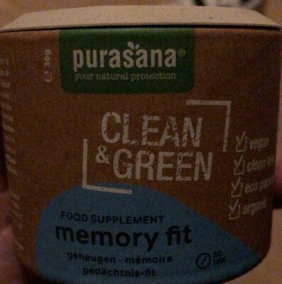 Clean & green Memory fit front packaging