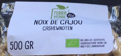 Noix de cajou front packaging