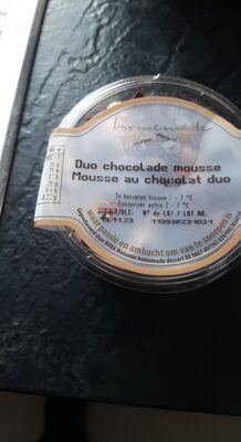 Mousse au chocolat duo