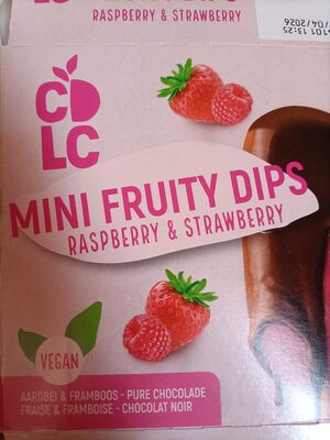 Mini fruity dips front packaging