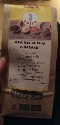 Graines de chia front packaging