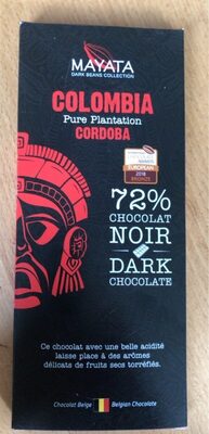 Colombia pure plantation cordoba 72%