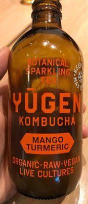 Kombucha Mango Turmeric front packaging
