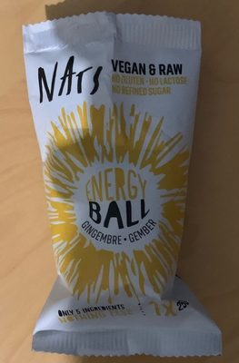 Energy Balls Gingembre front packaging