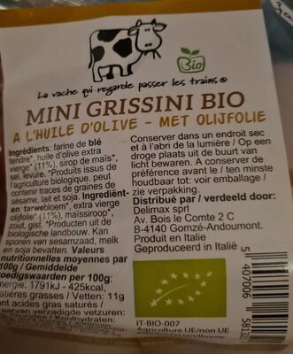 Mini grissini bio