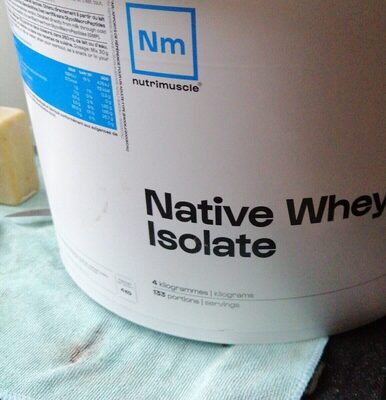 Whey Native Isolate front packaging
