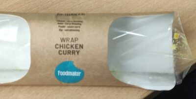 Wrap chicken curry front packaging