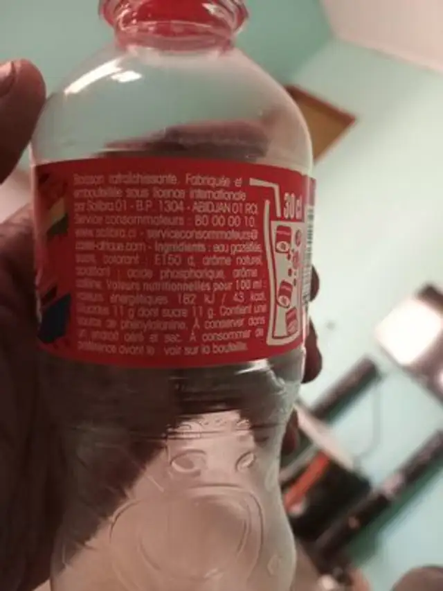 World Cola Boisson gazeuse ingredients label