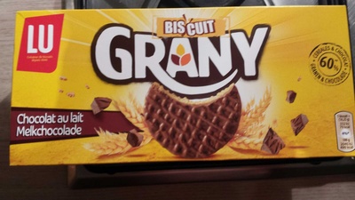 Biscuit Grany Chocolat au lait front packaging