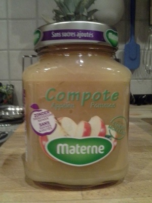Compote sans sucre ajouté