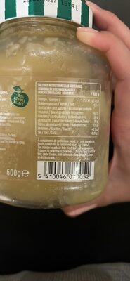 Pommes Belges Mousseline nutrition facts table