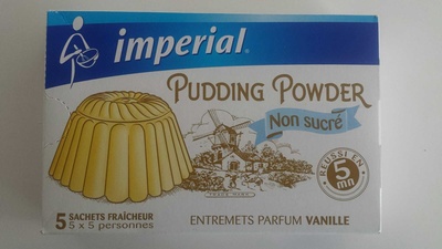 Pudding powder non sucré