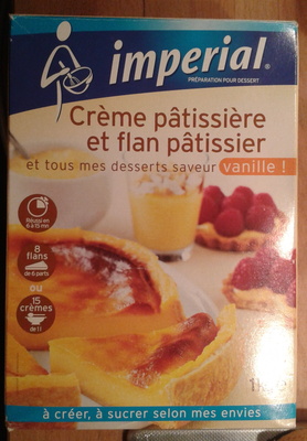 Crème pâtissière et flan pâtissier saveur vanille