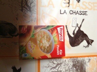 Soupe poulet front packaging