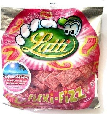 225G FLEXI FIZZ FRAISE LUTTI