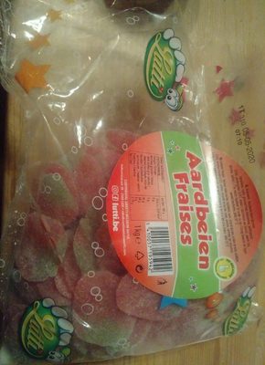 Strawberries front packaging