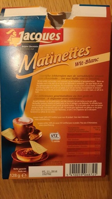 Matinettes blanc front packaging
