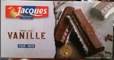 Chocolat fourré goût Vanille front packaging