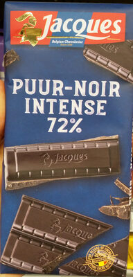 Noir intense 72% front packaging