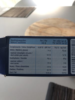 Biscuits Sablés aux Pépites de Chocolat Sans Gluten front packaging