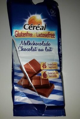 Céréal chocolat au lait front packaging