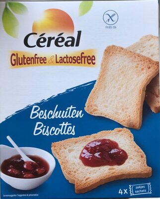Biscotte sans gluten & lactose