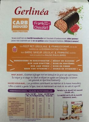 Carb reduced framboise chocolat